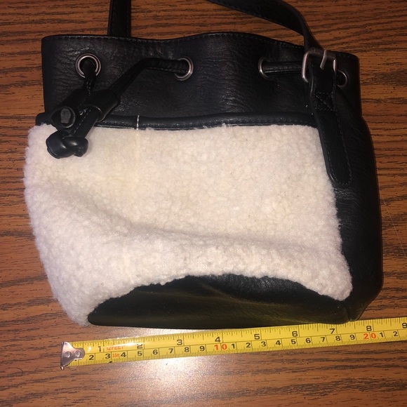 American Eagle Sherpa Faux Leather Crossbody - Picture 12 of 12